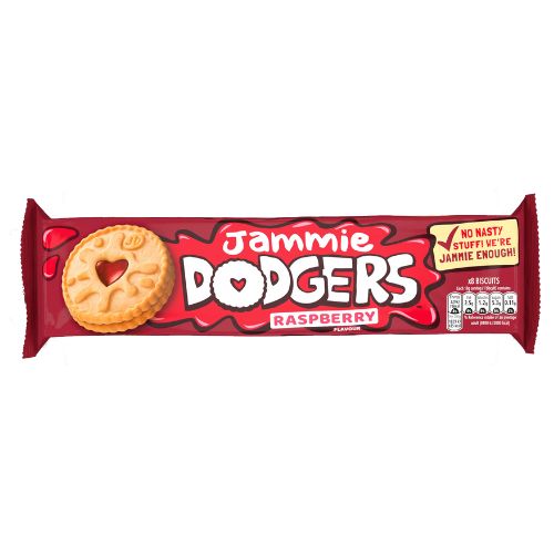 Jammie Dodgers Raspberry Biscuits 140g Biscuits & Cereal Bars Burton's Biscuit Co   
