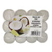 Jasmine, Coconut & Lime Scented Tealights Pack of 24's Candles FabFinds   