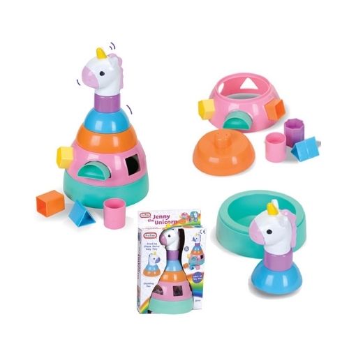 Jenny The Unicorn Stacking Shape Sorter Toy Sorting & Stacking Toys Fun Time   