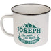 Enamel Personalised Coffee Mug Joseph Mugs FabFinds   