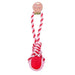 The Pet Hut Jumbo Rope Colourful Tugger 44cm Dog Toys The Pet Hut Pink & Red  