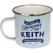 Enamel Personalised Coffee Mug Keith Mugs FabFinds   