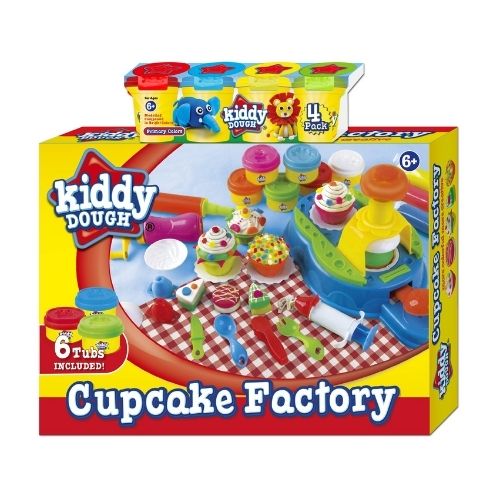 Kiddy Dough Cupcake Factory Modelling Play Set Arts & Crafts Creative Kids   