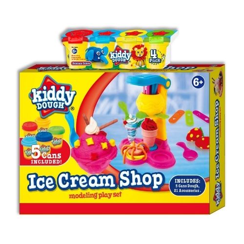 Kiddy Dough Ice Cream Shop Modelling Play Set Arts & Crafts Creative Kids   