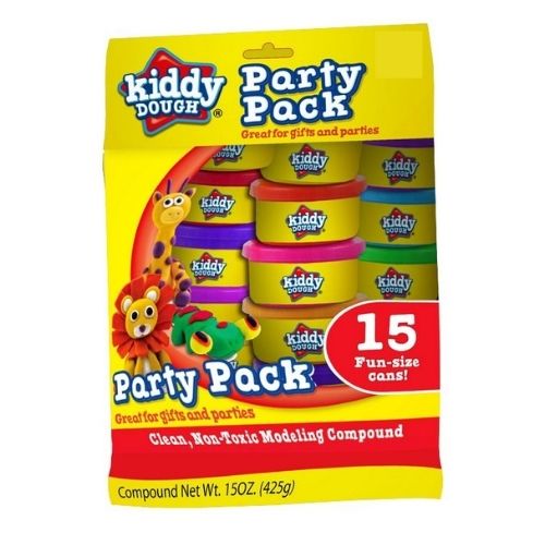 Kiddy Dough Party Pack Modelling Compound 15 Pk Arts & Crafts Creative Kids   