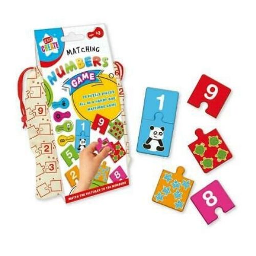 Kids Create Matching Numbers Jigsaw Game Games & Puzzles Kids Create   