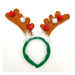 Kids Reindeer Pom Pom Headbands Assorted Colours Christmas Festive Decorations FabFinds   