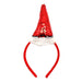 Kids Sequin Santa Hat Headband Assorted Colours Christmas Decorations FabFinds Red  