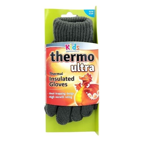 Kids Thermo Ultra Insulated Gloves Assorted Colours Hats, Gloves & Scarves FabFinds Green  
