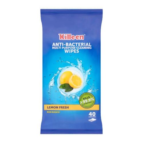 Killeen Antibacterial Multi-Purpose Cleaning Wipes 40 Pk Cleaning Wipes Killeen   