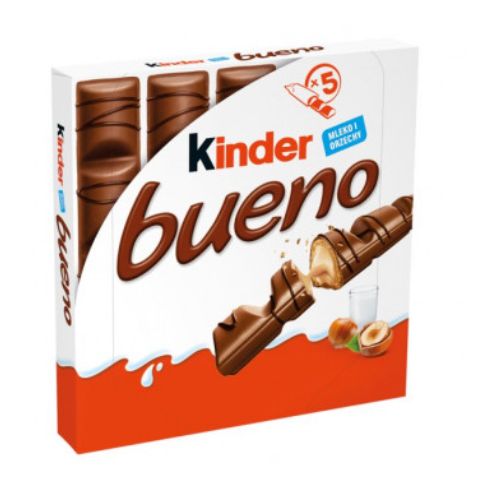 Kinder Bueno Milk Chocolate 5 Bars Chocolate Kinder Bueno   
