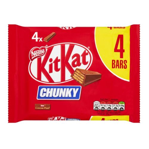 Nestle KitKat Chunky 4 Pk 160g Chocolate Nestle   