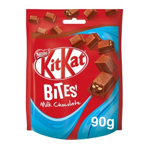 KitKat Bites Milk Chocolate Sharing Bag 90g Chocolate Nestle   