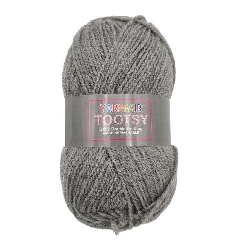 Yarnfair Tootsy Baby Double Knitting Yarn 50g - Assorted Colours Knitting Yarn & Wool Yarn Fair Silver  