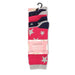 Ladies Design Socks Assorted Styles UK 4-7 5 PK Socks FabFinds Pink & Navy Stars  