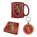 Game Of Thrones Lannister Mug Coaster & Keychain Gift Set Mugs Pyramid international   