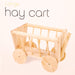 Petface Small Wooden Pet Hay Cart 29cm x 19cm x 21cm Petcare Pet Face   