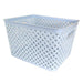 Pastel Woven Storage Basket - Assorted Colours Storage Baskets Home Collection Large Sky Blue 