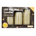 LED Christmas Star Wax Candles Christmas Candles & Holders FabFinds   