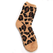 Women's Fluffy Snuggle Socks Leopard Print One Size Snuggle Socks Love to Laze   