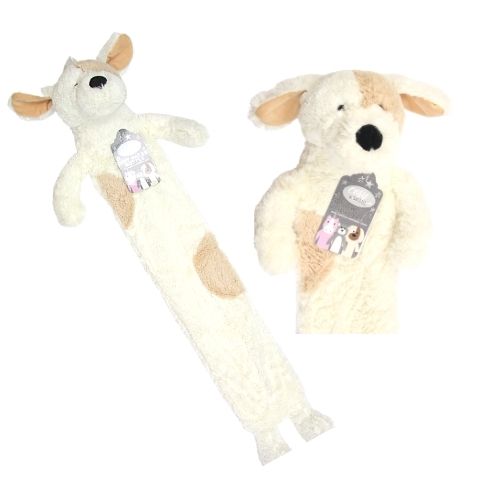 Faux Fur Animal Long Hot Water Bottle Assorted Styles Hot Water Bottles Cosy & Snug Dog  