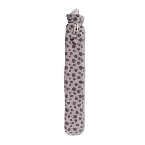 Cosy and Snug Long Hot Water Bottle Assorted Designs Hot Water Bottles Cosy & Snug Grey Spot  