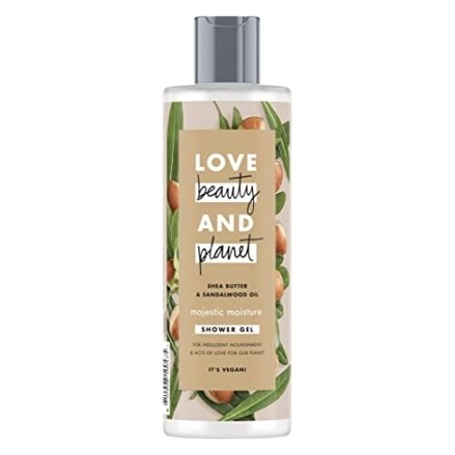 Love & Beauty & Planet Shea Butter & Sandalwood Oil Shower Gel 500ml Shower Gel & Body Wash love beauty & planet   