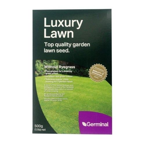 Germinal Luxury Garden Lawn Seed Without Ryegrass 500g Lawn & Plant Care Germinal   