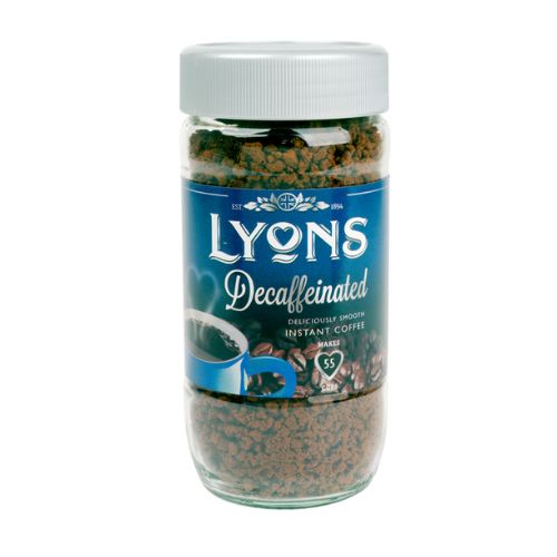 Lyons Decaffeinated Instant Coffee 100g Tea & Coffee Lyons   