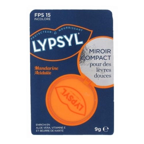 Lypsyl Lip Balm With Compact Mirror Assorted Scents SPF 15 Lip Balm lypsyl Zingy Mandarin  