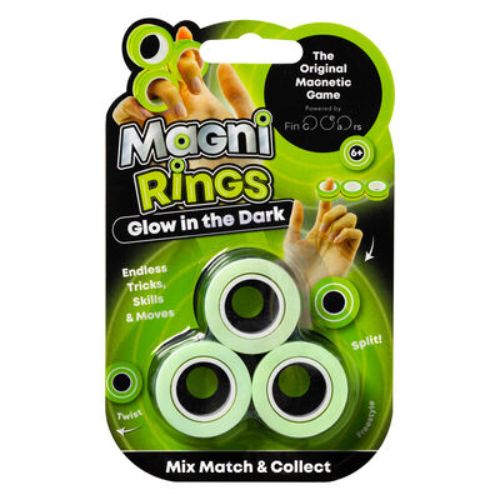 Magni Rings Glow In The Dark Fidget Toy 3 Pack | FabFinds