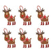 Make Your Own Reindeer Kit 60 Pieces Christmas Festive Decorations FabFinds   