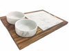 Wooden & Marble Dining Set  FabFinds   