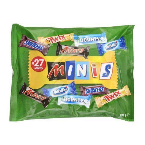 Mars Mixed Minis Chocolates 27 Pk 535g Chocolate mars   