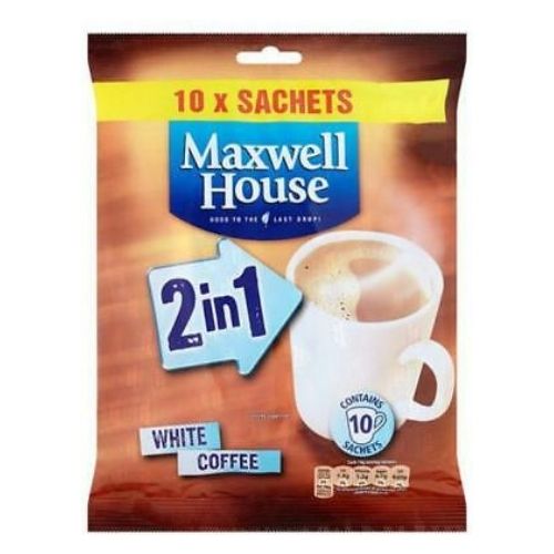Maxwell House Instant 2 in 1 Coffee x 10 Sachets 14.5g Coffee Maxwell House   