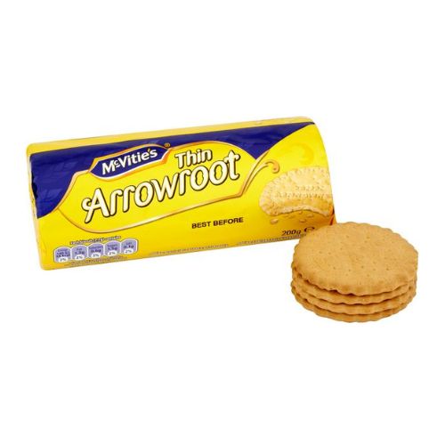 McVitie's Thin Arrowroot Biscuits 200g Biscuits & Cereal Bars McVities   