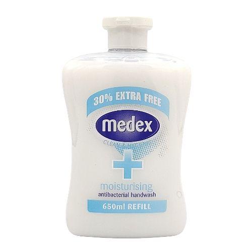 Medex Moisturising Anti-bacterial Hand Wash Refill 650ml Hand Wash & Soap Medex   