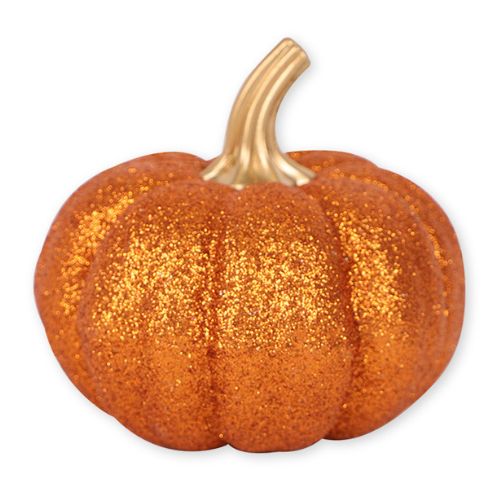 Medium Glitter Pumpkin Halloween Decorations FabFinds