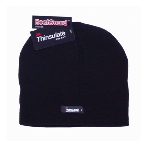 Mens 3M Thinsulate Beanie One Size Assorted Colours Hats, Gloves & Scarves Thinsulate Black  