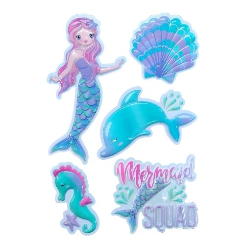 3D Novelty Waterproof Bathroom Mermaid Stickers Bathroom Accessories FabFinds   