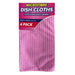 Microfibre Cleaning Cloths Pink 4 Pack Cloths, Sponges & Scourers FabFinds   