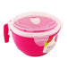 Microwave Lunch Bowl 1 Litre Assorted Colours Kitchen Storage Intra Pink  