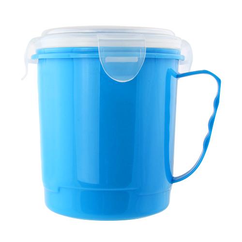 Microwaveable Soup Mug 500ml Assorted Colours Kitchen Storage Intra Blue  
