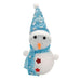Mini Light-up Snowman Decorations Christmas Festive Deocrations FabFinds Blue  