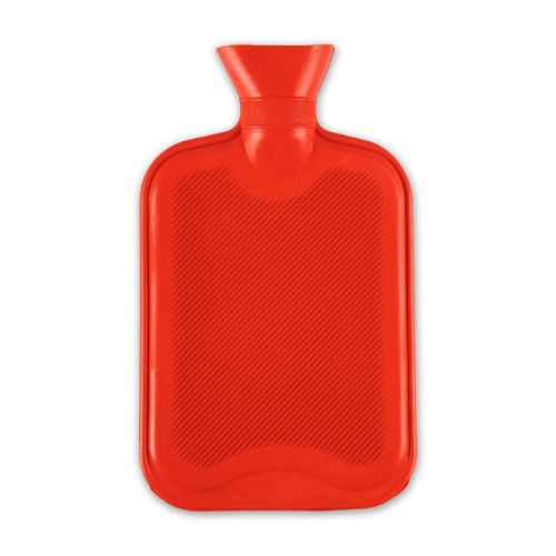 Moda Hot Water Bottle 2 Litre Assorted Colours Hot Water Bottles FabFinds Red  