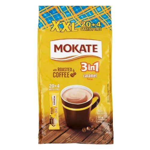 Mokate 3 in 1 Caramel Instant Coffee 24 x Sachets Coffee Mokate   
