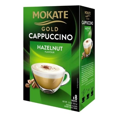 Mokate Gold Hazelnut Cappuccino Instant Coffee 8 x Sachets Coffee Mokate   