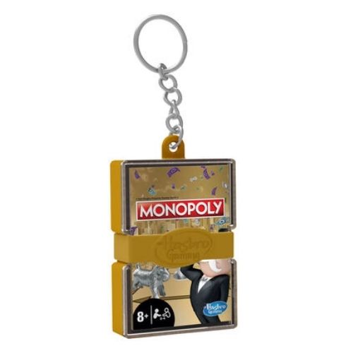 Monopoly Mini Keychain Games Assorted Colours Games & Puzzles Hasbro Gold  
