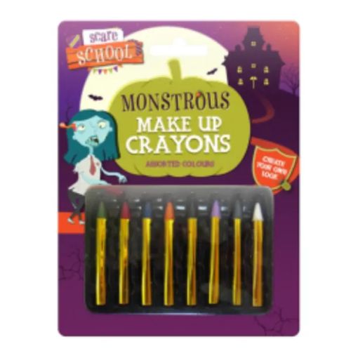 Monstrous Halloween Makeup Crayons Assorted Colours Halloween Accessories otl   