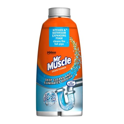 Mr Muscle Deep Clean Drain Foamer 500ml Drain & Sink Unblockers Mr Muscle   